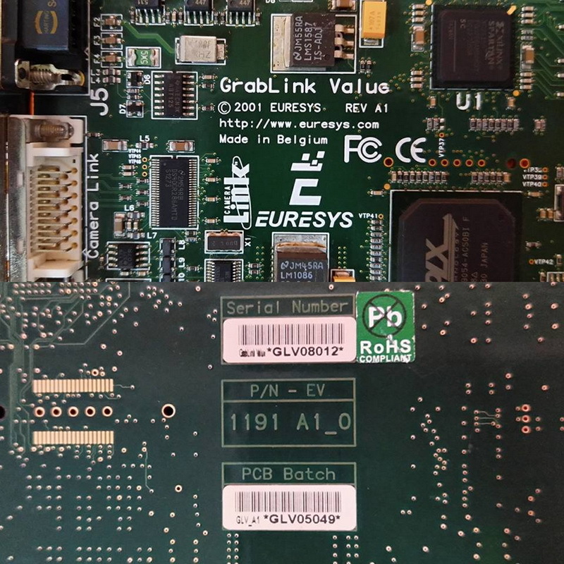 EURESYS GRABLINK VALUE REV.A1 FRAME GRABBER 1191 A1_0 PLC DCS SERVO